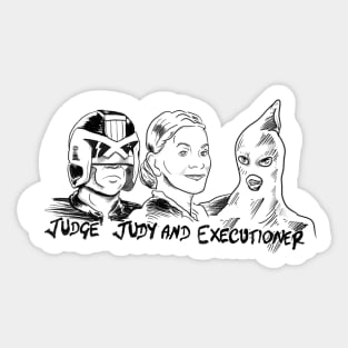 Judge Judy and Executioner Sticker